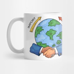 Import Export infographic Mug